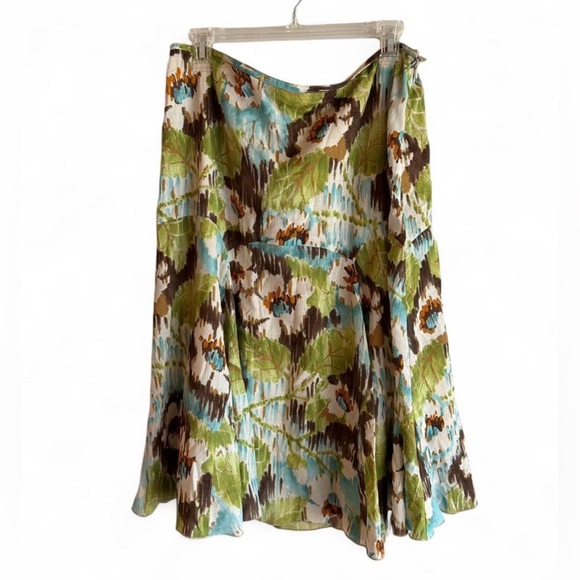Vintage RQT Indie Fairy Boho Floral Midi Skirt - Picture 1 of 4